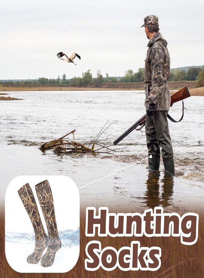 Cutecrop Men Waterproof Duck Hunting Gear Wader Sock Breathable Waterfowl Fishing Knee-high for Outdoor Winter Duck Hunting(XL) - Image 5
