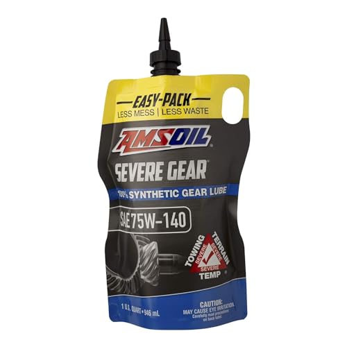 AMSOIL زيت أمسويل SVOPK 100% صناعي ضغط شديد (EP) لزيت التروس الشديد، عبوة سهلة (75W-140) - Image 3