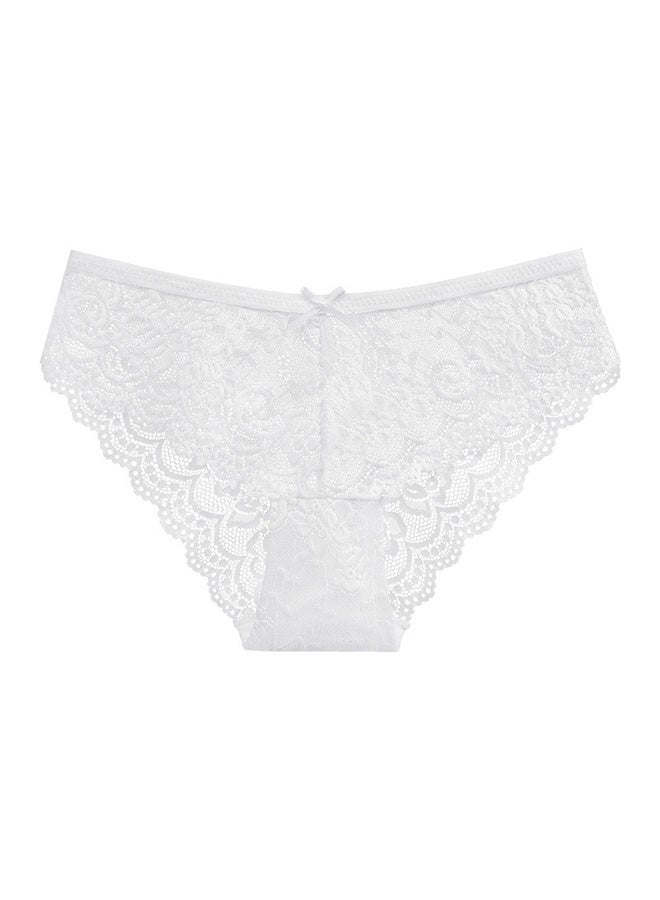 Zeemey 6 Pack Womens Underwear Lace Sort Bikini Breathable Panties Low Rise Hipster Ladies Panties - Image 5