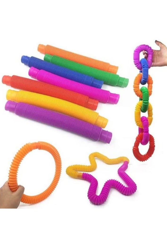 Generic - Fidget toy set with sensory bubble pressing design, multifunctional for stress relief and tension release, consisting of 5 pieces, 8.07x4.17x2.52 cm. - Image 1