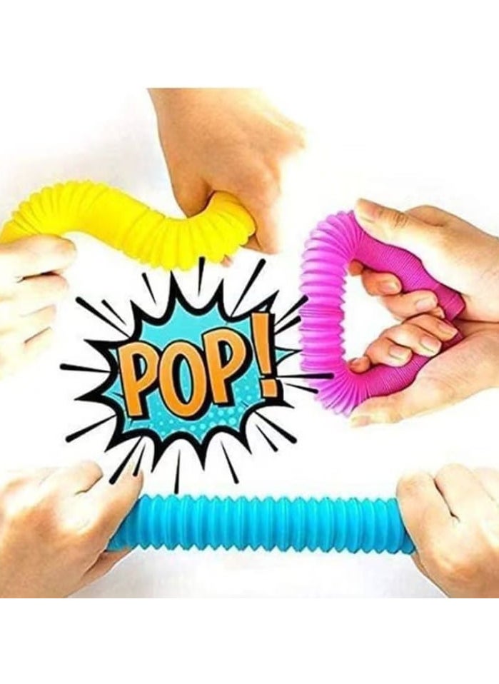 Generic - Fidget toy set with sensory bubble pressing design, multifunctional for stress relief and tension release, consisting of 5 pieces, 8.07x4.17x2.52 cm. - Image 1