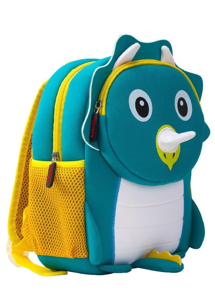 3D Dragon Kinder Backpack Green - Image 3