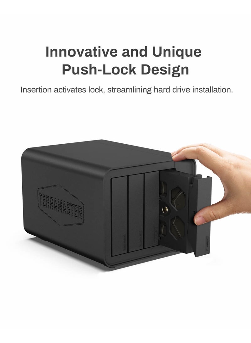 TERRAMASTER TERRAMASTER F4-212 4 Bay NAS - Quad Core CPU, 2GB DDR4 RAM, Network Attached Storage Personal Cloud with Rich Backup Solutions (Diskless) - Image 5