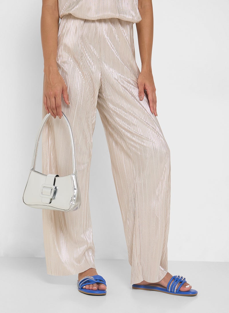 ايلا صندل مسطح بحزام منسوج - Image 5