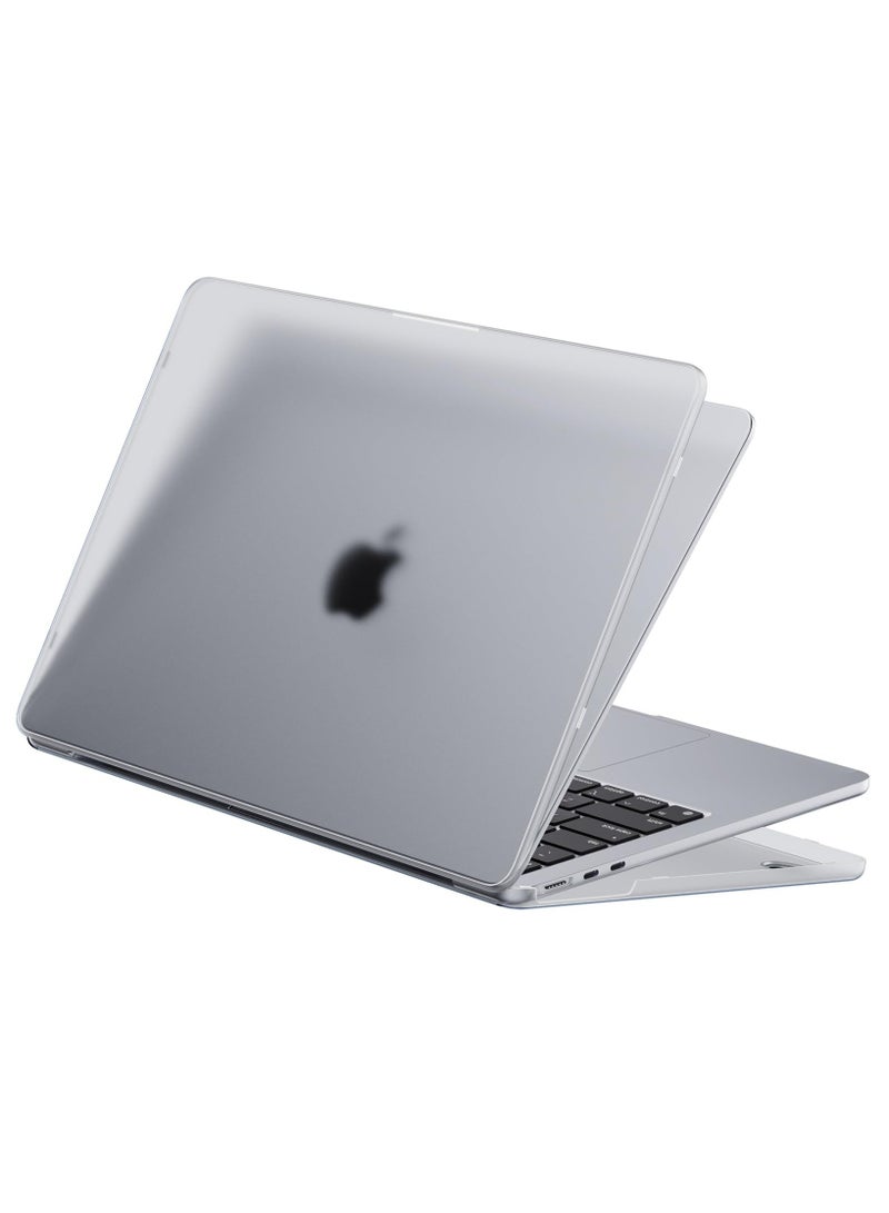 Hard Case for 2021/2020/2019/2018 Mac Air 13in with Retina Touch ID Version Model A1932/M1 A2337/A2179 - Matte Clear - Image 1