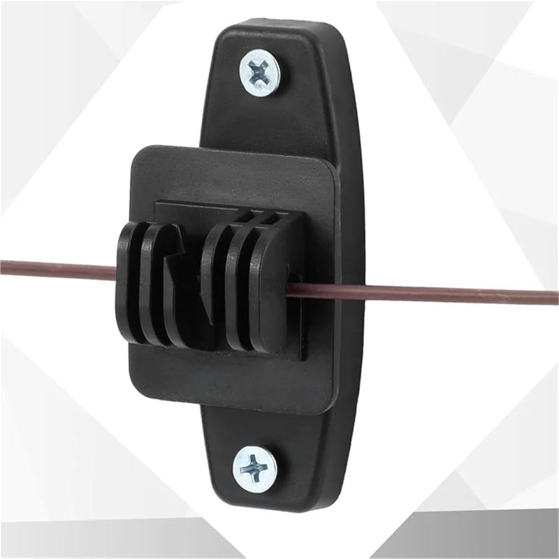Electric Fence Insulators 90 Pcs Claw Type For Wooden Posts Animal Husbandry Accessories - Image 3