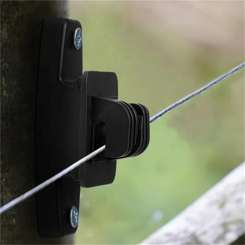 Electric Fence Insulators 90 Pcs Claw Type For Wooden Posts Animal Husbandry Accessories - Image 4