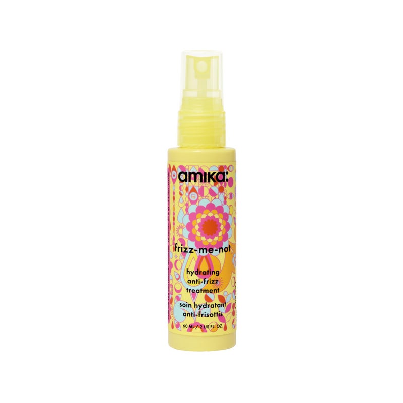 amika frizz-me-not hydrating anti-frizz treatment, 60ml | lightweight hydrating spray for medium to thick coarse hair types 2a-4c, humidity + heat protection, smooth frizz for up to 72 hours - Image 1