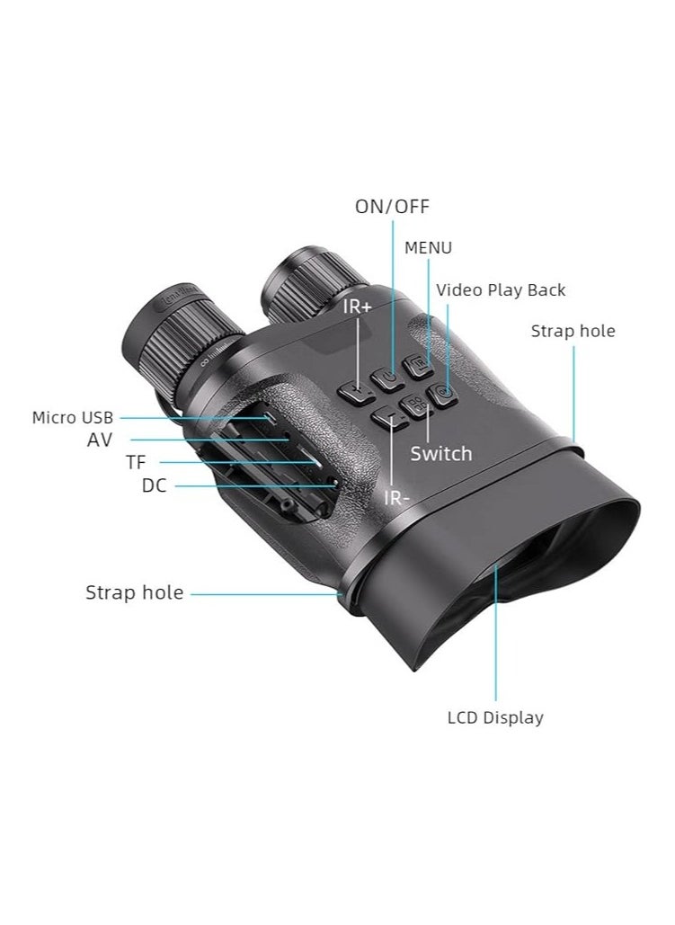 APEXEL - APL-NV01 نظارات رؤية ليلية UHD مناظير رقمية تعمل بالأشعة تحت الحمراء نطاق عرض 438 ياردة شاشة LCD 2.3 بوصة لمراقبة الحياة البرية - Image 1