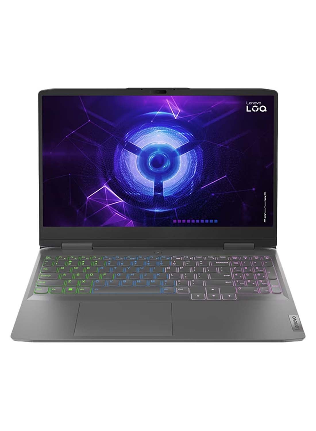 Lenovo LOQ 15IRH8 Gaming (Upgraded Version) Laptop With 15.6-Inch Display, Core i5-12450H Processor/8GB RAM/512GB SSD/6GB NVIDIA GeForce RTX 3050 Graphics Card/Windows 11 Home English/Arabic Grey