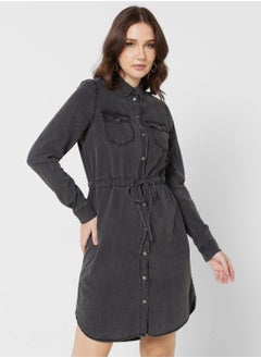 VERO MODA Pocket Detail Shirt Dress  - Image 4