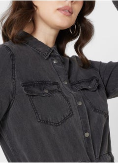VERO MODA Pocket Detail Shirt Dress  - Image 3