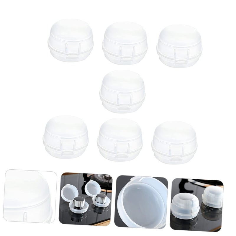 7Pcs Gas Stove Knob Covers Safety Protector for Childproofing Kitchen Easy One Handed Access Fits Stoves Ovens Durable Design for Family Safety - Image 2