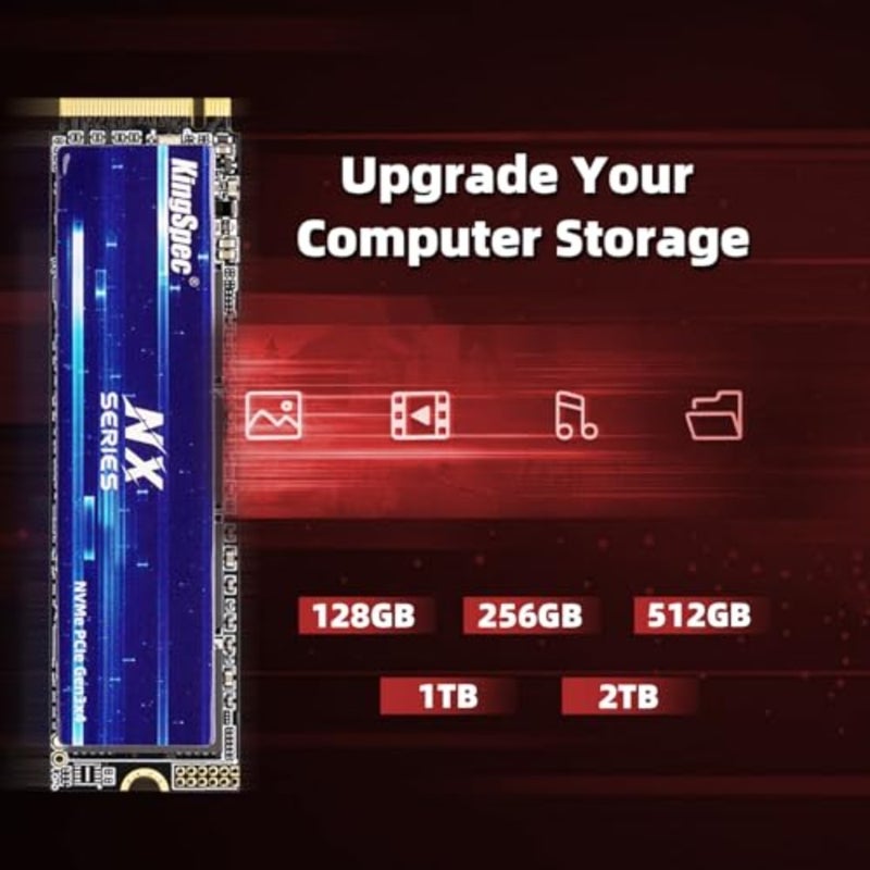 SSD، محرك أقراص الحالة الصلبة الداخلي M.2 2280 PCIe Gen3x4، سرعة قراءة تصل إلى 3500 ميجابايت/ثانية، فلاش NAND ثلاثي الأبعاد متوافق مع أجهزة الكمبيوتر المحمول وأجهزة الكمبيوتر المكتبية - Image 5