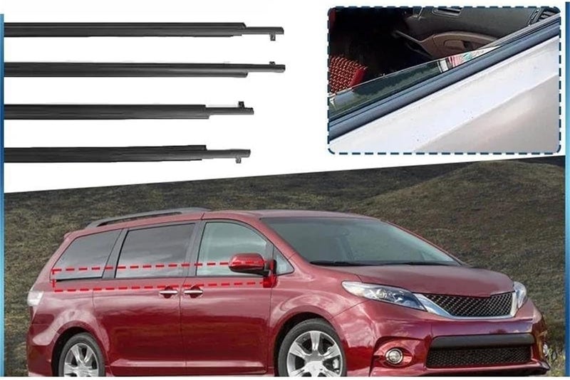 QASULER Car Door Edge Protector for Toyota Sienna - Image 2