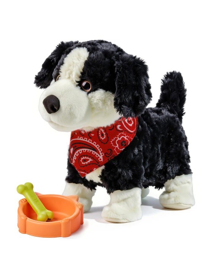 eJog Pup Electronic Interactive Plush Toy Dogs for Kids, Walking, Talking, Barking, Tail Wagging, Realistic Robot Puppy Toy, Voice Control Stuffed Animal Pet Toys for Children Ages 3+ - Image 1