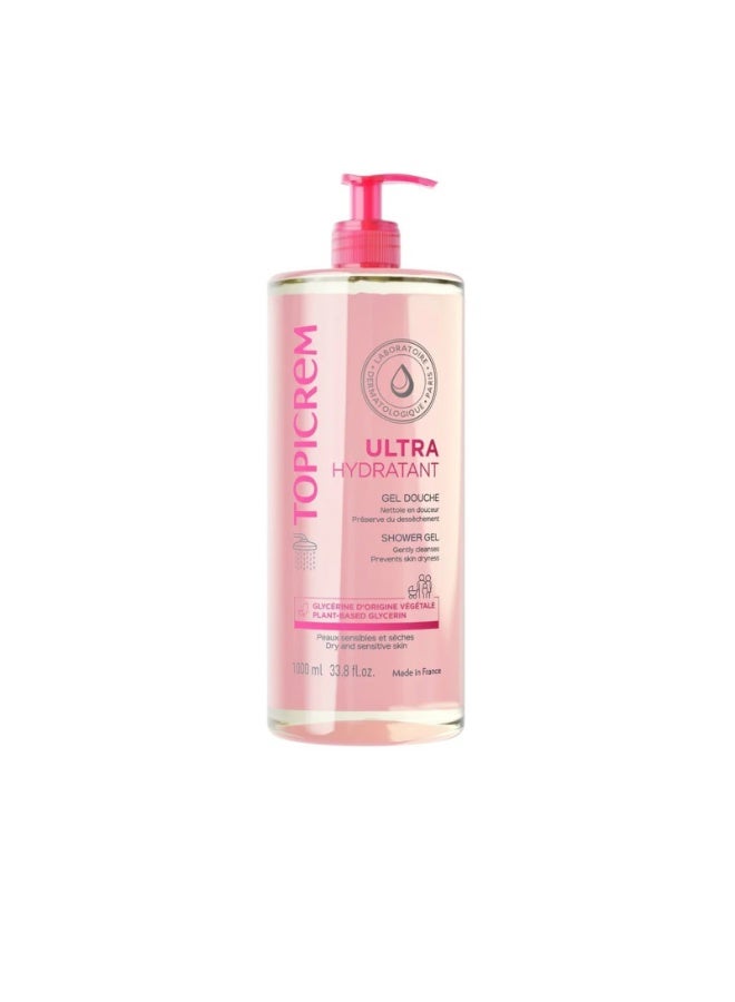 Topicrem Ultra Hydrating Shower Gel 1000ml