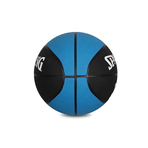 Spalding Force Rubber Basketball (Color: Blue-Black, Size: 7 - Image 2