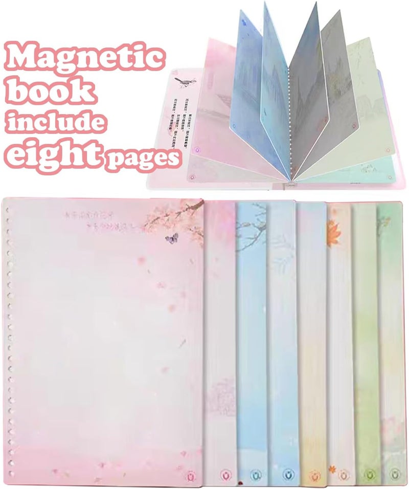 Daniel Axel Magnetic Collecting Book,Paried with Magnetic Paper Doll for Use,Gift for 3+ Year Old Girls Toddler-Only Include Magnetic Collecting Book,Not Include Paper Doll Accessories - Image 5