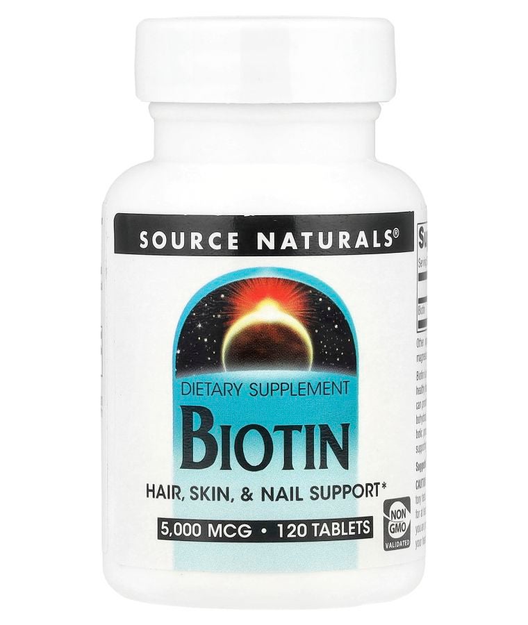 Biotin 5000 mcg 120 Tablets