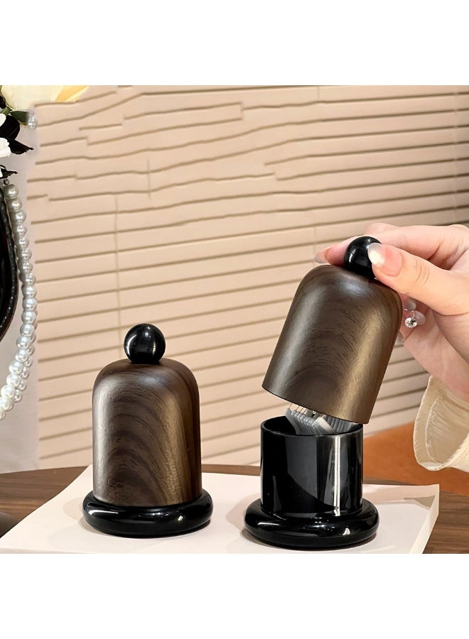صندوق أعواد أسنان بلاستيكي إبداعي بتصميم عتيق، موزع أعواد أسنان للمطاعم مع غطاء، حامل تخزين أعواد قطنية مقاوم للغبار لغرفة النوم، مناسب للمطبخ وغرفة النوم والحمام - Image 5