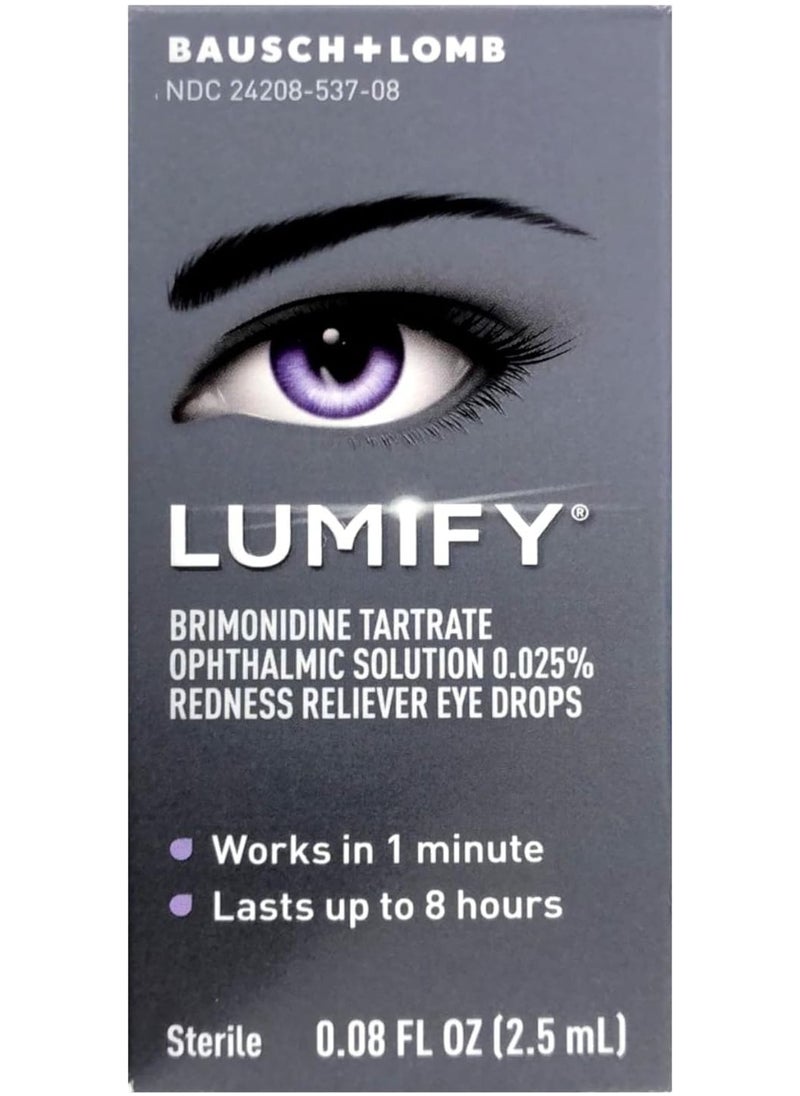 Lumify - قطرة لتخفيف  إحمرار العين وجعل العيون أكثر إشراقا 2.5ml - Image 1
