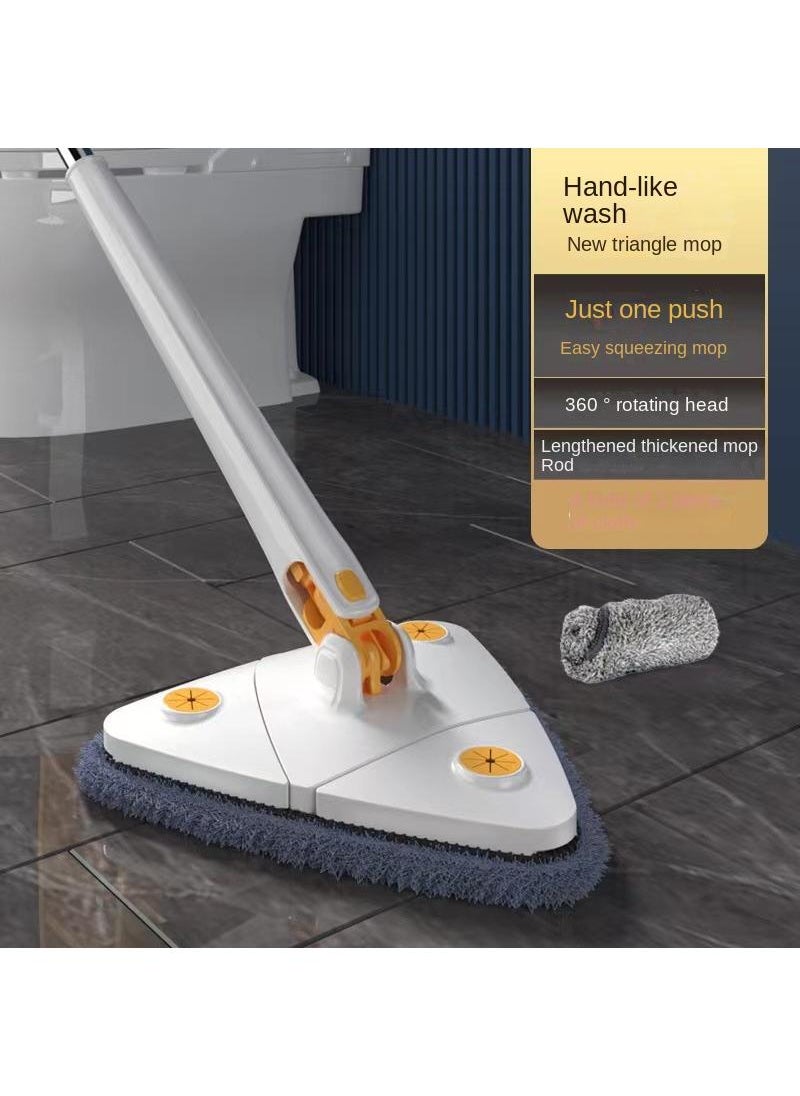 Y&D - Triangle Lazy Rotating Butterfly Imitation Hand wringing Hand free Mop - Image 1