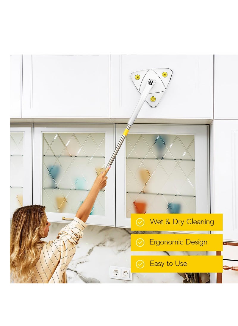 Y&D - Triangle Lazy Rotating Butterfly Imitation Hand wringing Hand free Mop - Image 1
