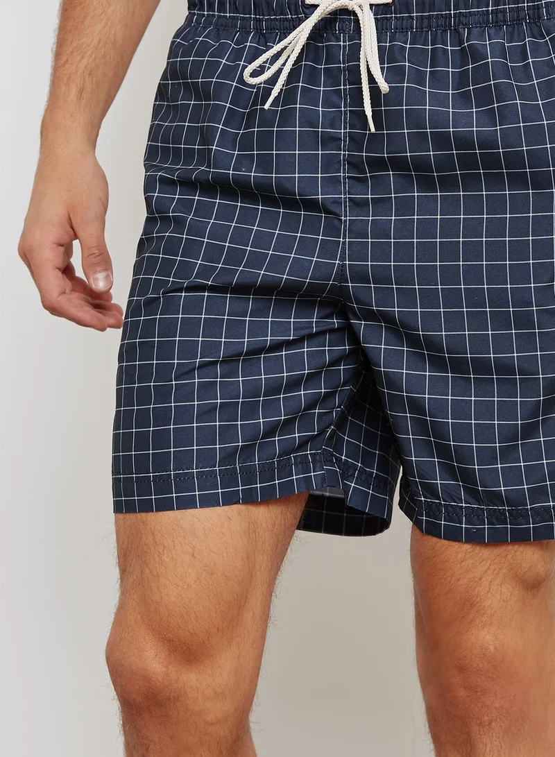 Selected Homme Heritage Striped Swim Shorts