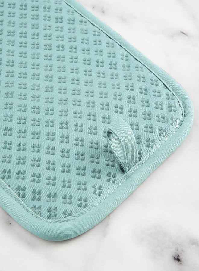 KitchenAid Asteroid Pot Holder 2-Pack Set, Mineral Water, 7"x10" - Image 5