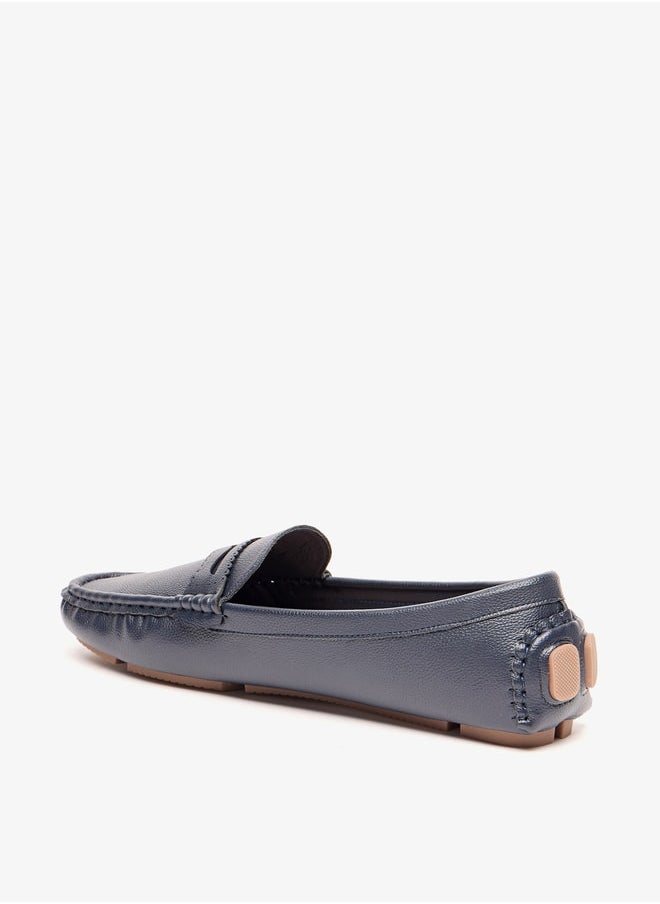 Le Confort Women Textured Slip-On Moccasins  - Image 2