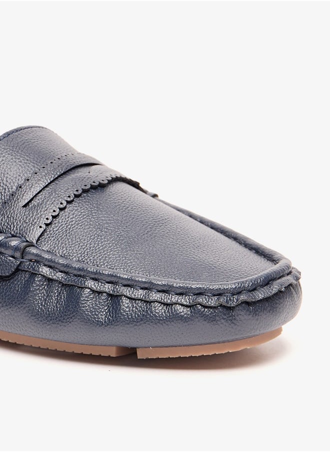 Le Confort Women Textured Slip-On Moccasins  - Image 5