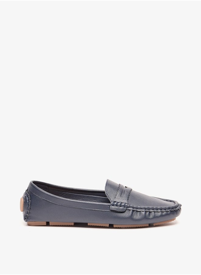 Le Confort Women Textured Slip-On Moccasins  - Image 3