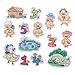 CHEFAN Felt Flannel Board Stories for Toddler Five Little Ducks Preschool Felt Activities Flannel Graphic - Image 3