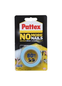 Pattex No More Nails Permanent Double-Sided Mounting Tape Blue 1.5m x 19mm 1687500  - Image 2