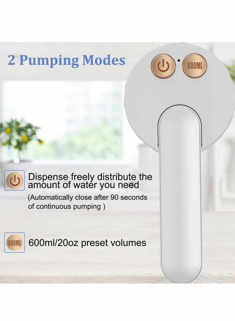 Water Bottle Dispenser, Foldable Electric, USB Charging Automatic Drinking Jug Pump for Universal 1-5 Gallon, Camping Kitchen Home Office - Image 4