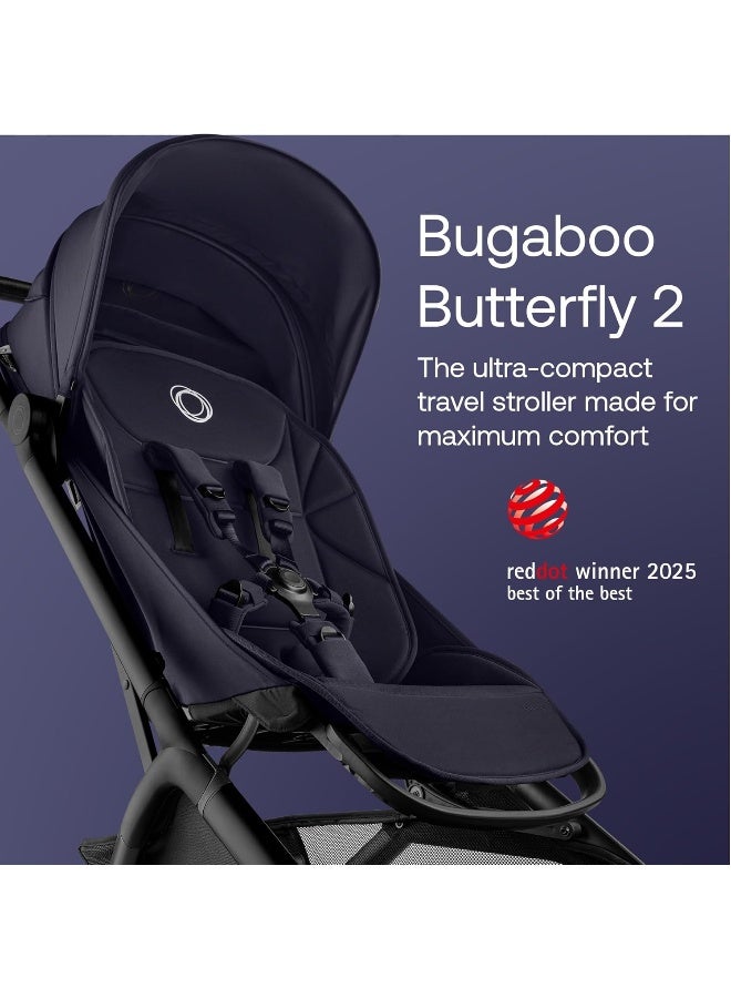 Bugaboo Butterfly 2 Stroller in Deep Indigo - Image 4
