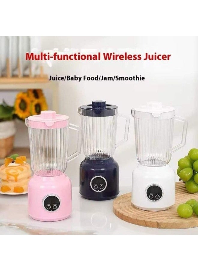 750ml Cordless Portable Juice Blender, USB Rechargeable, Compact and Portable Blender for Juices and Drinks at Home, Work or Travel and Trip. - Image 5