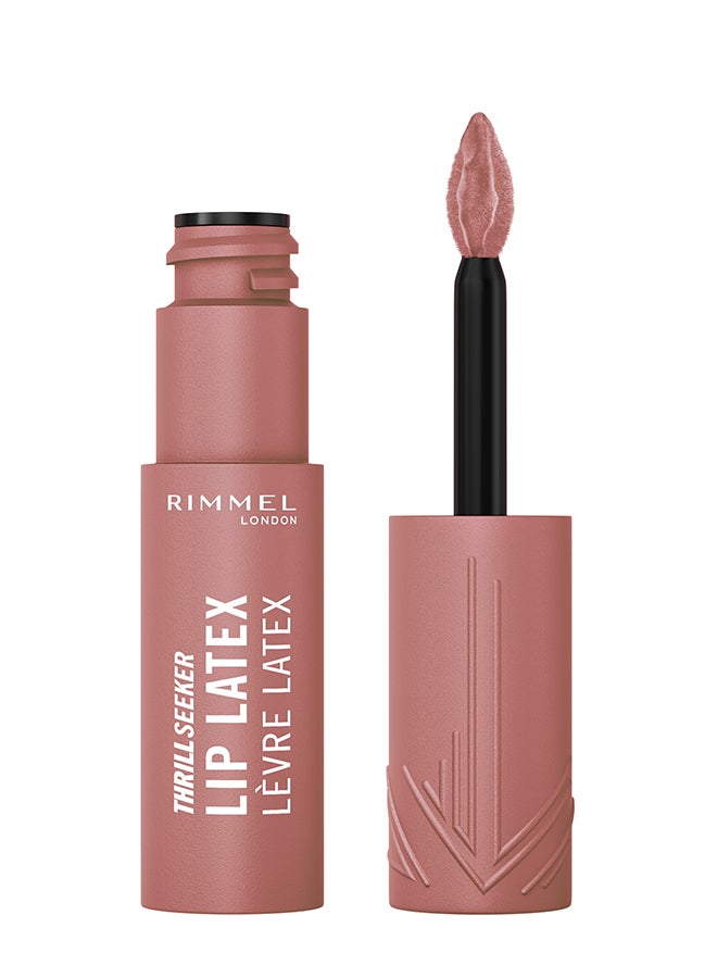 RIMMEL LONDON Rimmel Thrill Seeker Lip Latex Liquid Lipstick - Cappuccino, 6ml - Image 1