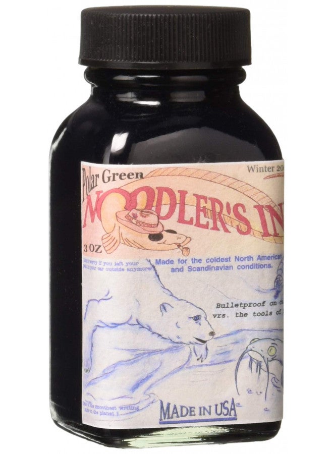 Noodler's Ink Refills Polar Green 3oz. Bottled Ink - ND-19210