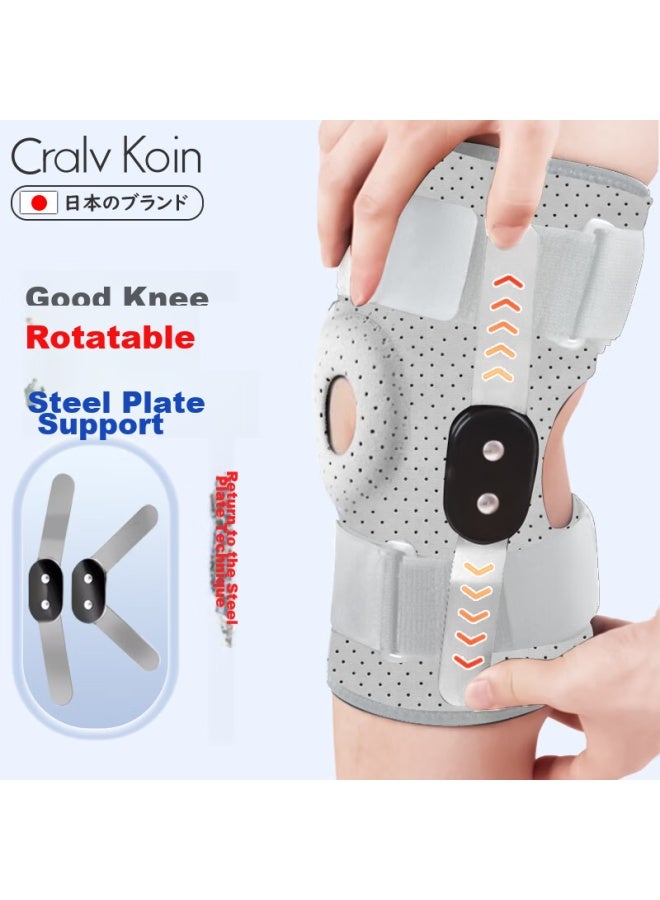 Cralvkoin Brand Sports Knee Brace For Arthritis, Meniscus Injury, Fluid Retention, Professional Protection For Running And Hiking - Image 2