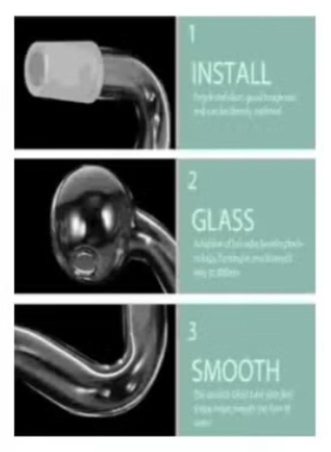 8Pcs 10mm Glass Mini inflow Pipe,Inflow Pipe Water Pump Aquarium FilterTubing, Surface Skimmer, AquariumPlanted Tank Aquascaping Fish TankAccessories, for Fish Tank