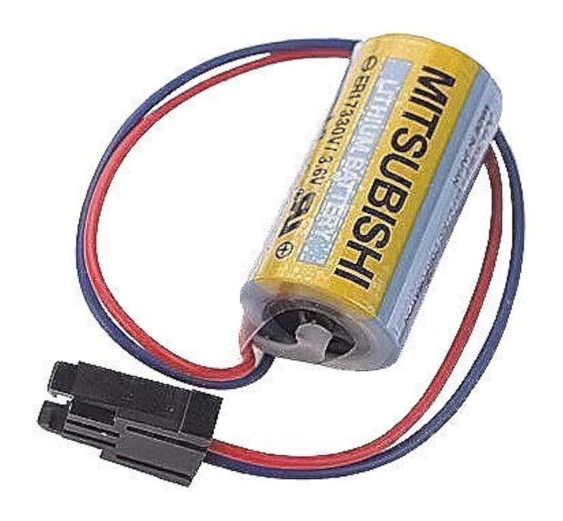 AT بطارية صناعية ليثيوم ميتسوبيشي A6BAT ER17330V 3.6V 2000mAh مع قابس - Image 1