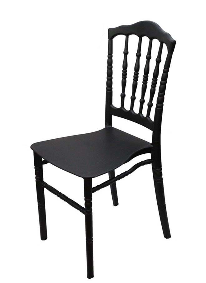 JILPHAR FURNITURE كرسي جيلفار الكلاسيكي المصنوع من الألياف البلاستيكية بدون أذرع JP1257A  - Image 2