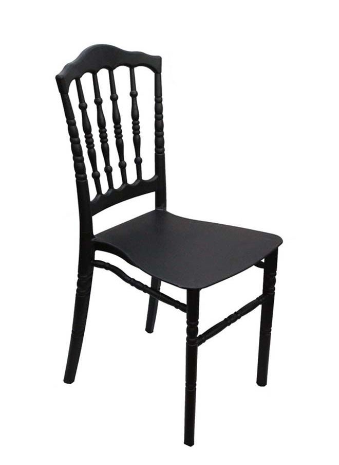 JILPHAR FURNITURE كرسي جيلفار الكلاسيكي المصنوع من الألياف البلاستيكية بدون أذرع JP1257A  - Image 3