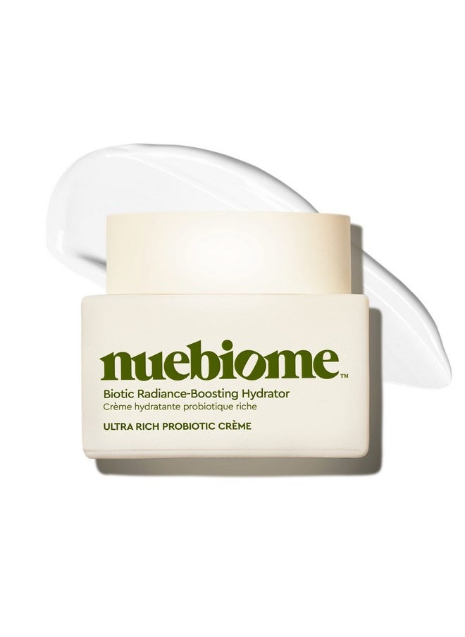 Nuebiome - Biotic Radianceboosting Hydrator; Rich Antiaging Face Moisturizer Neck And Chest Cream Mushroom Amino Acid & Vitamin C To Reduce Wrinkles Firm And Brighten Skin; 52 Ml - Image 1
