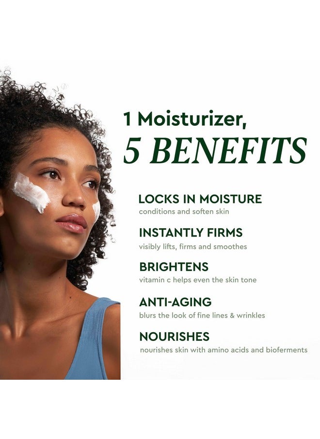 Nuebiome - Biotic Radianceboosting Hydrator; Rich Antiaging Face Moisturizer Neck And Chest Cream Mushroom Amino Acid & Vitamin C To Reduce Wrinkles Firm And Brighten Skin; 52 Ml - Image 1