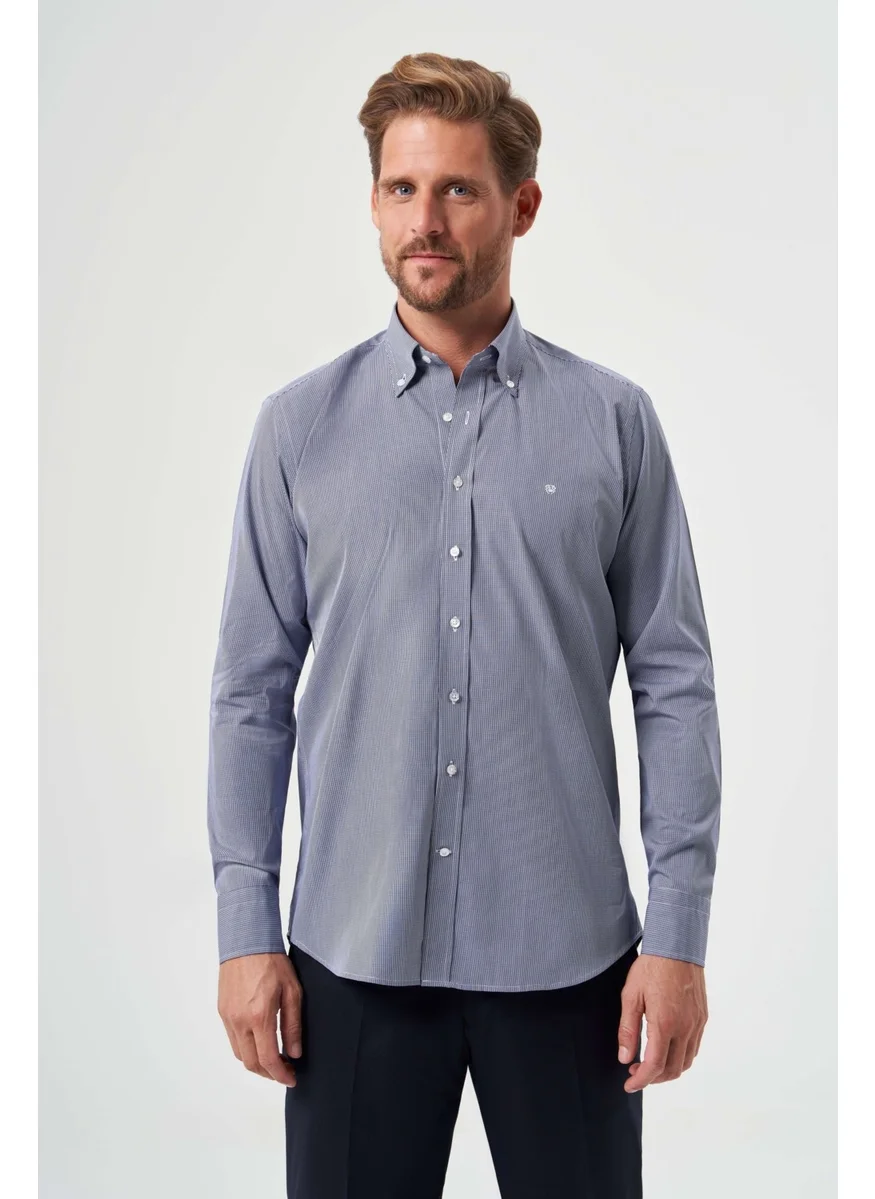 Bisse Men's Regular Fit Sports Shirt BLACK GM23K232029_D39