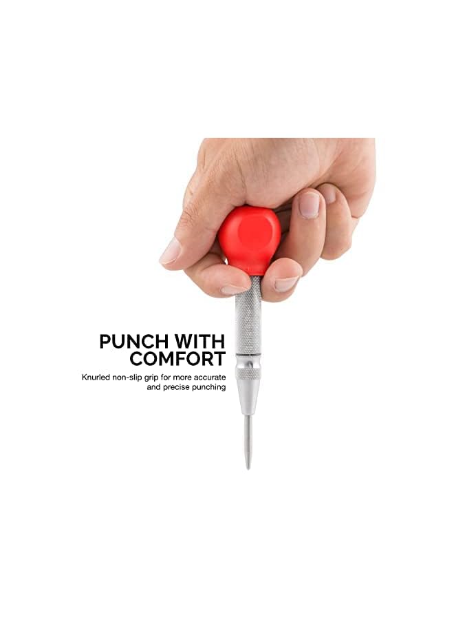 Neiko 02638A 5-Inch Automatic Center Punch for Metal, Adjustable Impact Spring Loaded Tool, Punch, Loaded, Auto - Image 5