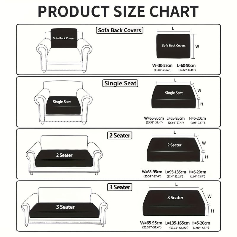 1pc White High Density Fleece Sofa Cover Dual Seat Cushion Cover Protective Anti Scratch Decor For Pet Owners Elastic 4 Sizes And 6 Colors - Image 3